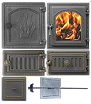 Дверки чугунные для кирпичных печей