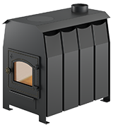 Печь отопительная Везувий Комфорт 200 ДТ-3С