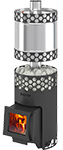 Стальная печь Везувий Пчелка