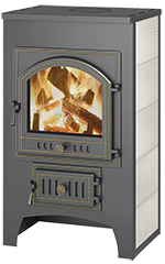 Печь-камин отопительный Везувий ПК-01 (205) бежевый