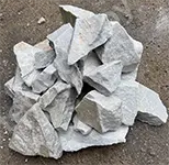 Камни для бани белый кварцит колотый