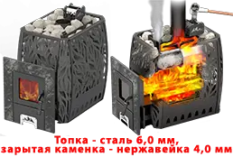 Печи для бани Теплодар Каскад