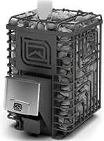 Печь для бани из нержавейки Теплодар Сибирский Утес 20 ЛП Профи топка из толстой нержавеющей стали