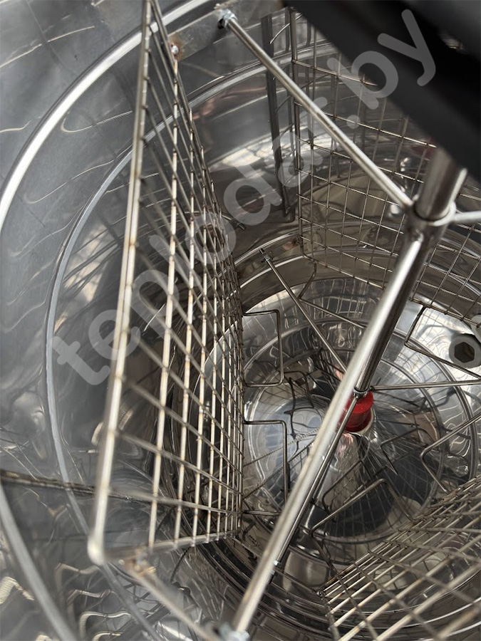 Кассеты (корзина) внутри медогонки 3-х рамочной (Балеринка) Корзина медогонки Балеринка на 3 рамки не оборотная кассета