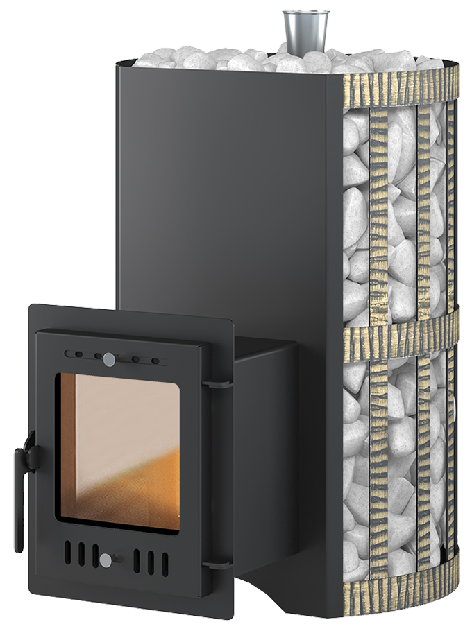 Стальная печь для бани Везувий Скиф Парогенератор Ковка (210) "М" Банная печь Везувий Скиф Парогенератор Ковка 210 "М"