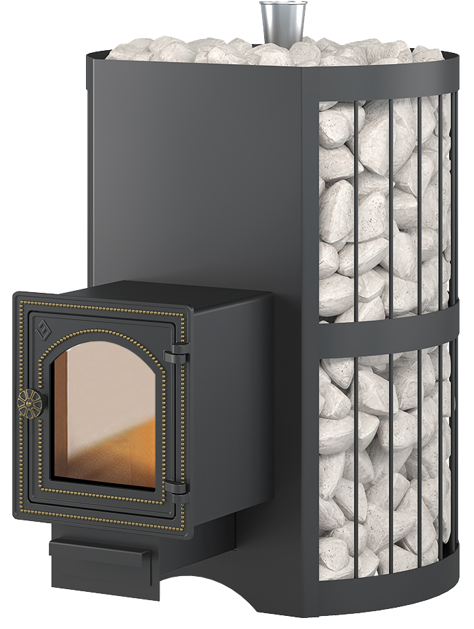 Стальная печь для бани Везувий Скиф Парогенератор Стандарт (ДТ-4С) Банная печь Везувий Скиф Парогенератор Стандарт ДТ-4С