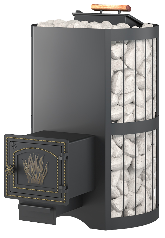 Стальная печь для бани Везувий Скиф с закрытой каменкой Стандарт (ДТ-3) Банная печь Везувий Скиф с закрытой каменкой Стандарт ДТ-3