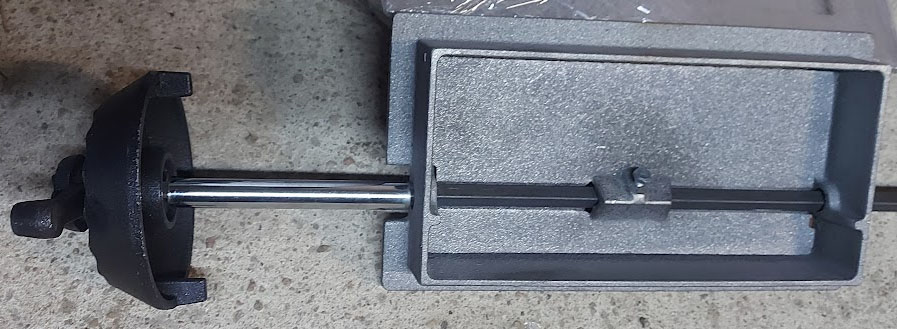 Обратная сторона задвижки чугунной ЗВП-4 Рубцовск Обратная сторона задвижки чугунной ЗВП-4 Рубцовск